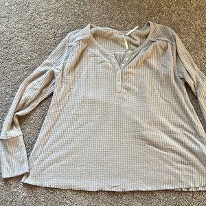 Cream / beige Anthropologie sweater size Large